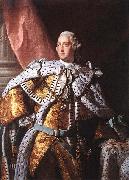 Allan Ramsay Portrait of George III, circa 1762. oil painting picture wholesale